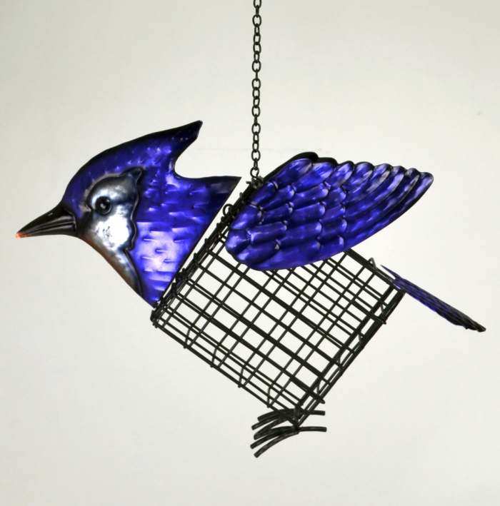 Deluxe Suet Cage Feeder Blue Jay